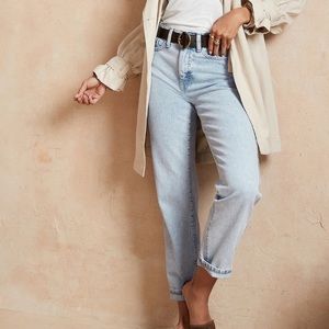 NWT Banana Republic Factory High Rise Straight 29/8